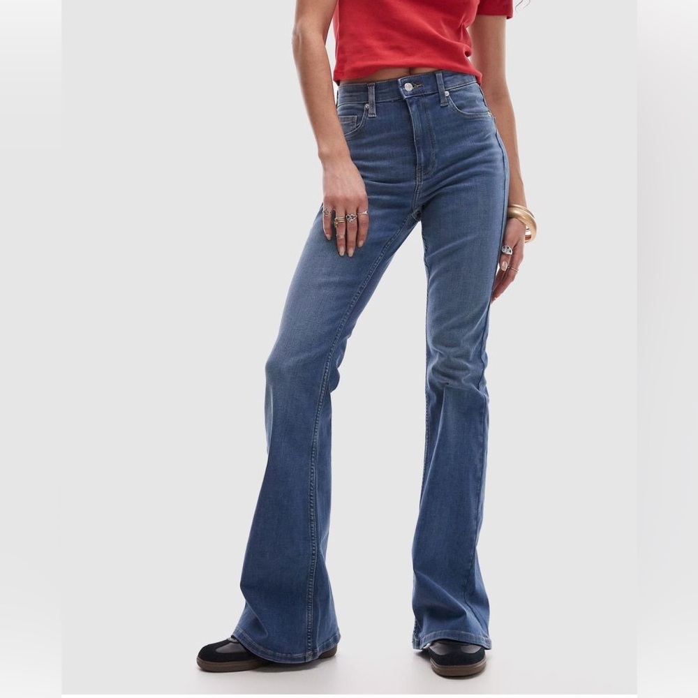 Topshop Jamie Flare Jeans